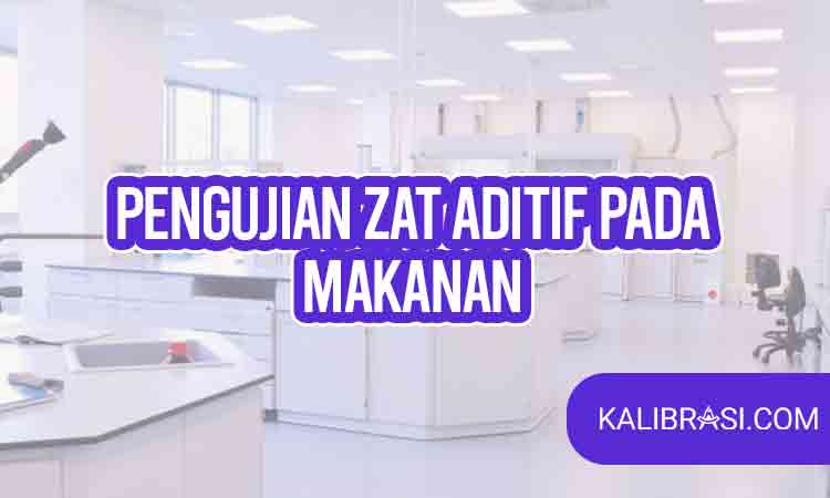 pengujian zat aditif pada makanan