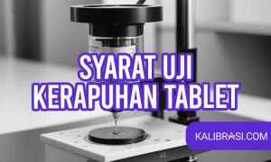 syarat uji kerapuhan tablet