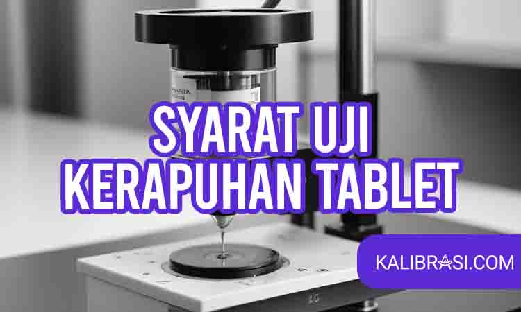 syarat uji kerapuhan tablet