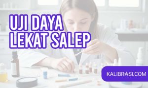 uji daya lekat salep