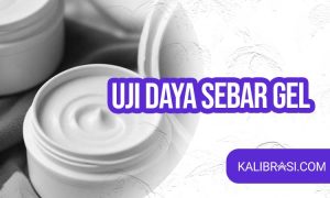 uji daya sebar gel
