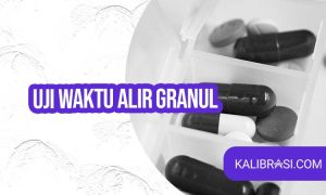 uji waktu alir granul