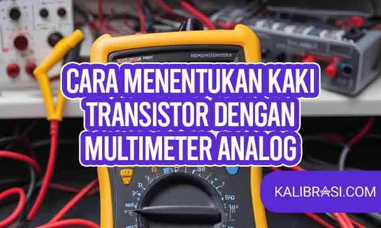 cara menentukan kaki transistor dengan multimeter analog