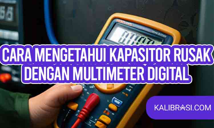 cara mengetahui kapasitor rusak dengan multimeter digital