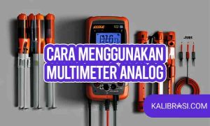 cara menggunakan multimeter analog