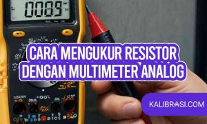 cara mengukur resistor dengan multimeter analog