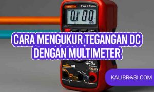 cara mengukur tegangan dc dengan multimeter