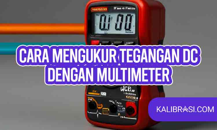 cara mengukur tegangan dc dengan multimeter