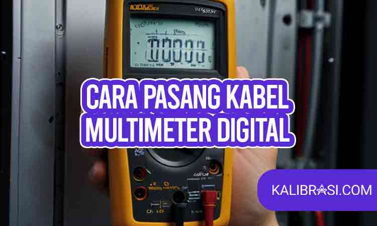 cara pasang kabel multimeter digital