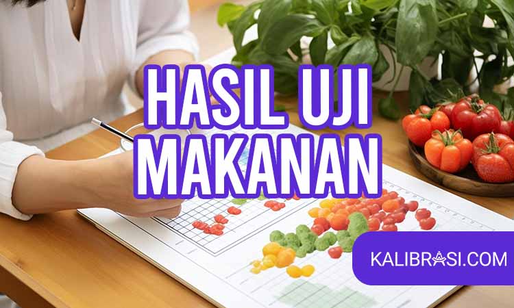 hasil uji makanan