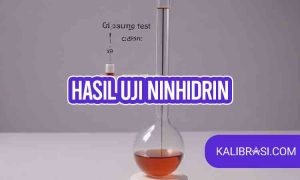 Hasil uji ninhidrin