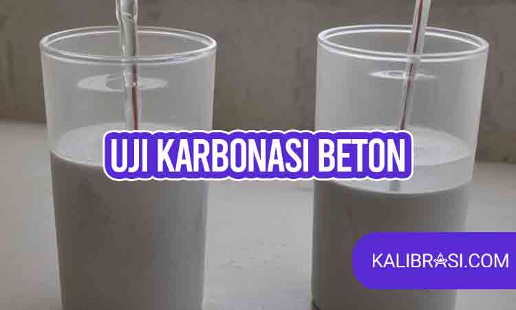 uji karbonasi beton