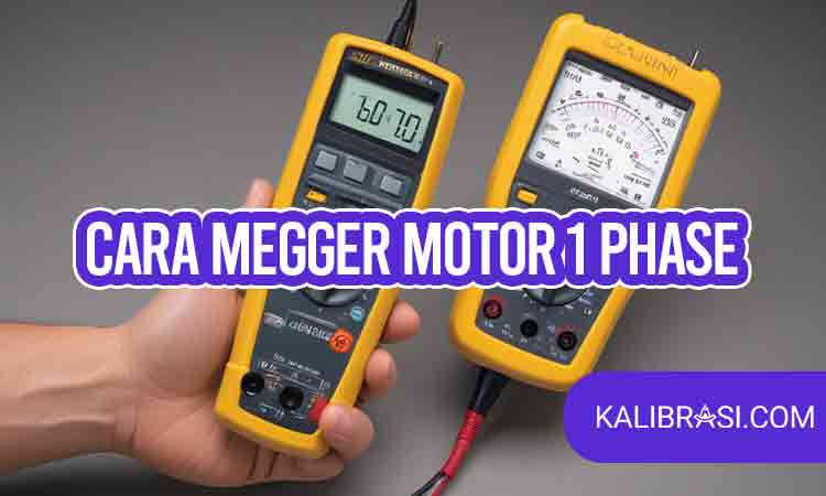 cara megger motor 1 phase