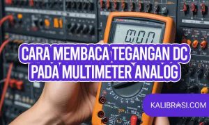 cara membaca tegangan dc pada multimeter analog