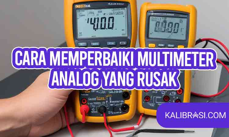 cara memperbaiki multimeter analog yang rusak
