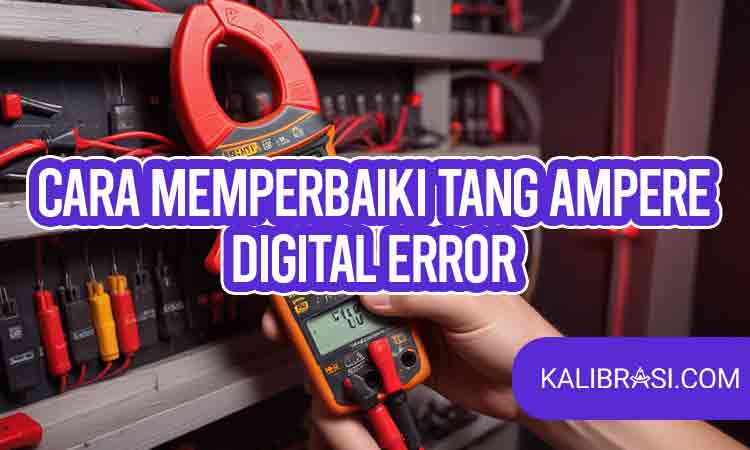 cara memperbaiki tang ampere digital error