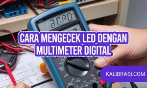 cara mengecek led dengan multimeter digital
