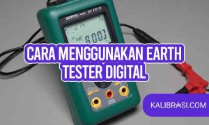 cara menggunakan earth tester digital