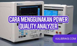 cara menggunakan power quality analyzer