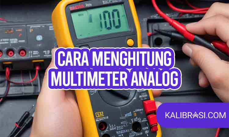 cara menghitung multimeter analog