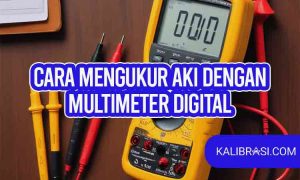 cara mengukur aki dengan multimeter digital