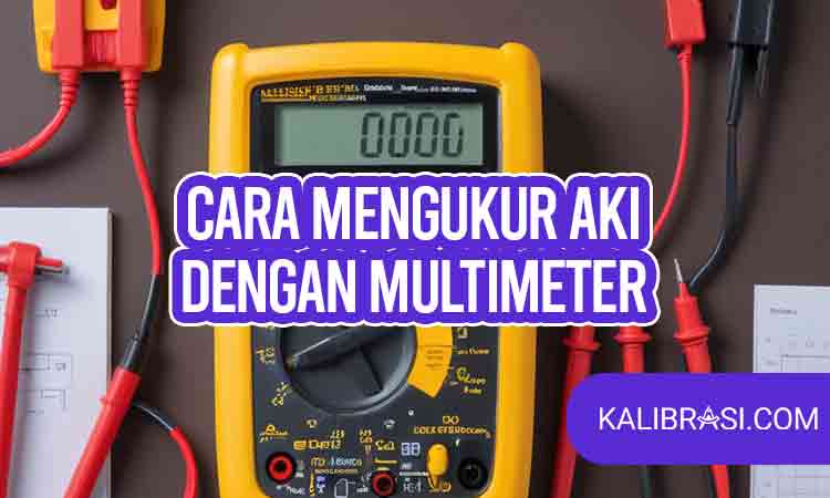 cara mengukur aki dengan multimeter