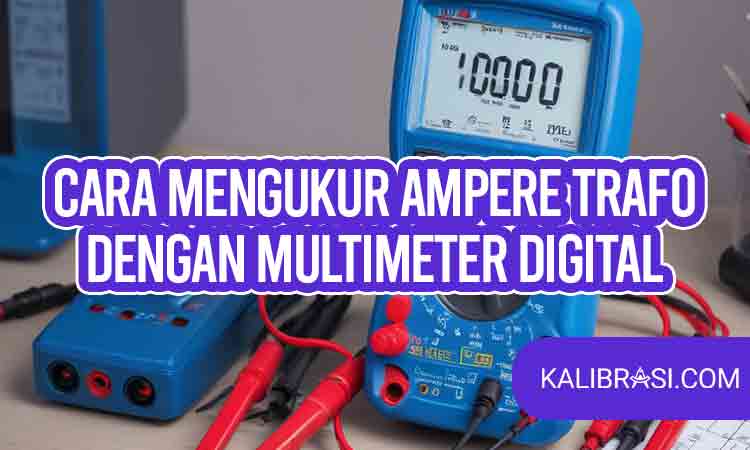 cara mengukur ampere trafo dengan multimeter digital