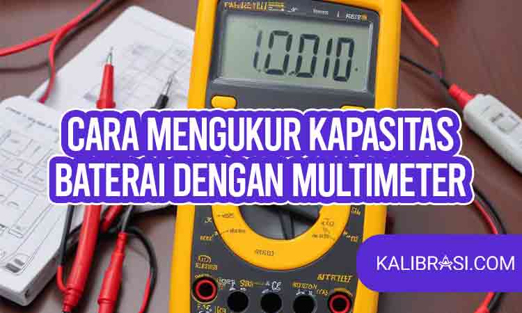 cara mengukur kapasitas baterai dengan multimeter