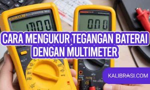 cara mengukur tegangan baterai dengan multimeter