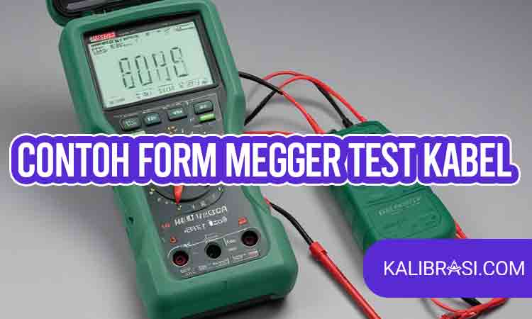 contoh form megger test kabel