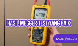 hasil megger test yang baik