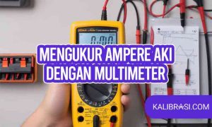 mengukur ampere aki dengan multimeter