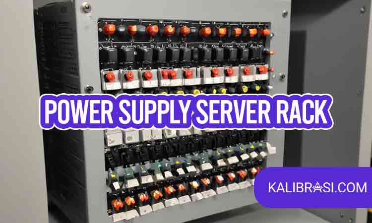 Power supply server rack