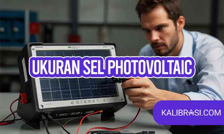 ukuran sel photovoltaic